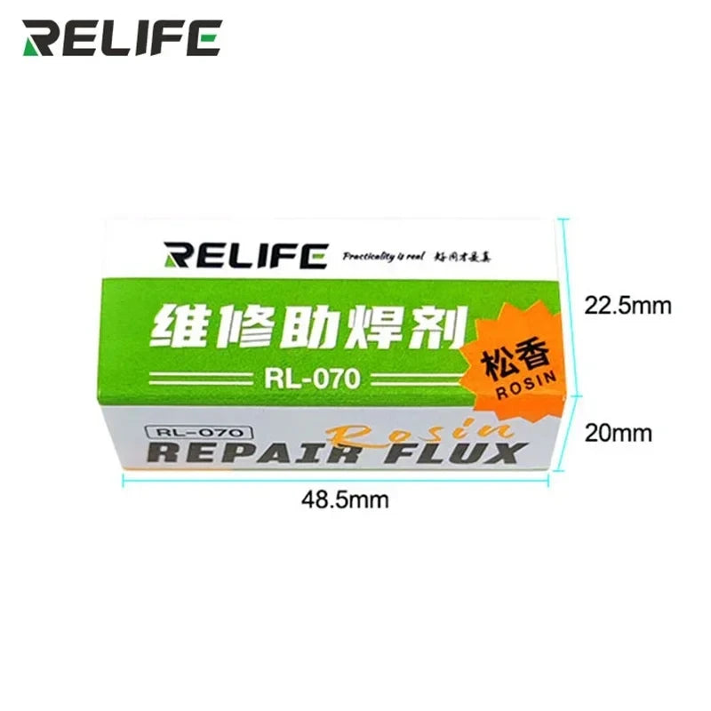 RELIFE RL-070 High Purity Rosin Soldering Paste – Soldering Assistant for Electric Iron & Tin Tools
