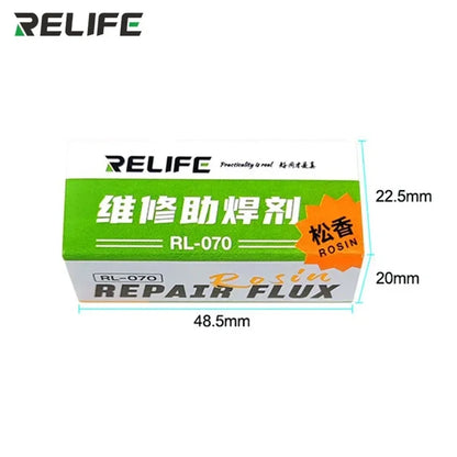 RELIFE RL-070 High Purity Rosin Soldering Paste – Soldering Assistant for Electric Iron & Tin Tools