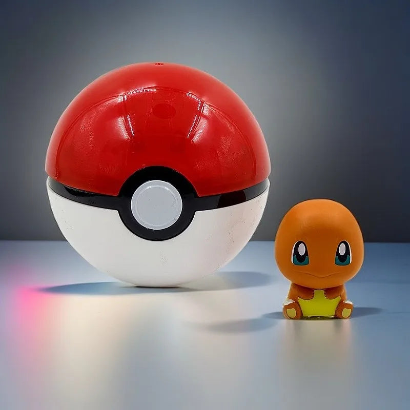 Authentic Pokémon PokéBall Adventure Pikachu & Squirtle Handmade Cartoon Doll Toy – Cute Kids Christmas Gift Ornament