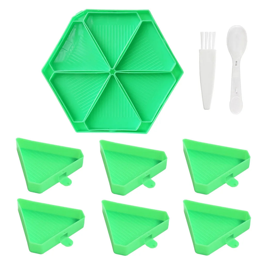 Removable 6 Slot Diamond Painting Storage Containers – Large Trays & Accessories