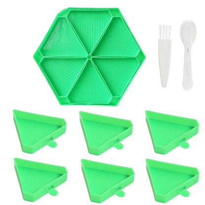Removable 6 Slot Diamond Painting Storage Containers – Large Trays & Accessories