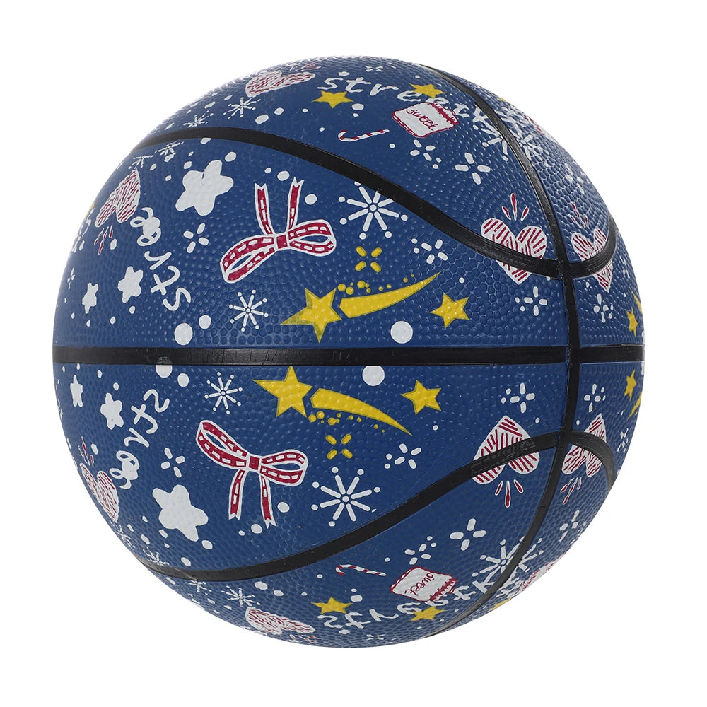Premium Outdoor Rubber Basketball – Sizes 4/5/6/7 for Training, Adult & Youth Sports, Professional Game Ball