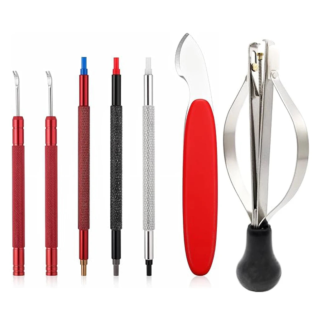 Stainless Steel Watch Hand Repair Tool Kit - Precision Hand Setting & Pointer Adjustment Pusher Set