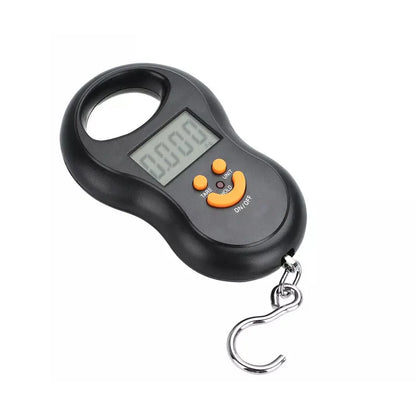 50Kg Portable Digital Hanging Scale - High Precision LCD Electronic Fishing Weight Scale with Backlight
