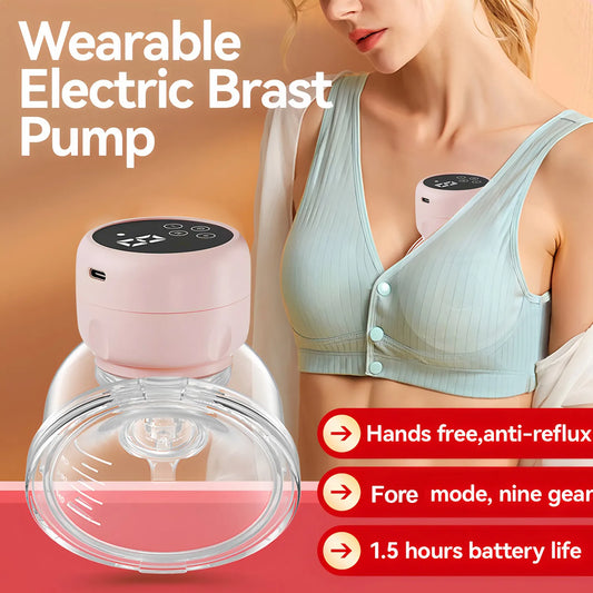 Wearable Electric Breast Pump – Portable, Hands-Free Silent Breast Milk Extractor, 1PCS