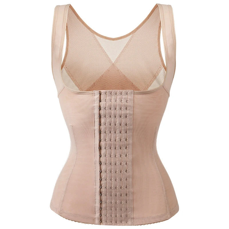 Postpartum Waist Corset Shapewear – Tummy Control Slimming Waist Trainer Body Shaper for Women Flat Belly Compression Sheath Top