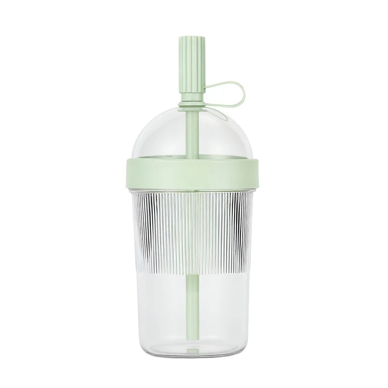 17oz Reusable Coffee Tumbler - Insulated Drink Cup with Lid and Straw for Home Office Travel