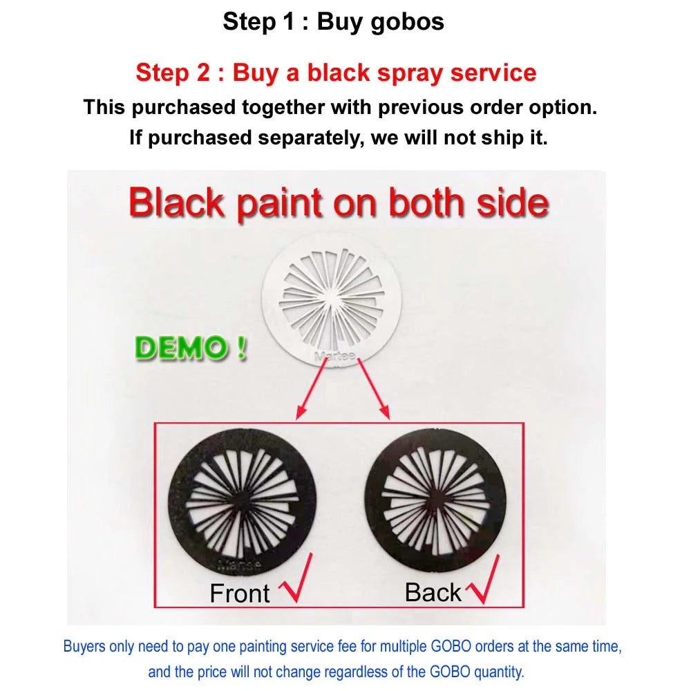 27mm Gobo Pattern Light - 22mm Creative Small Projection Auxiliary Scene Lighting Accessory