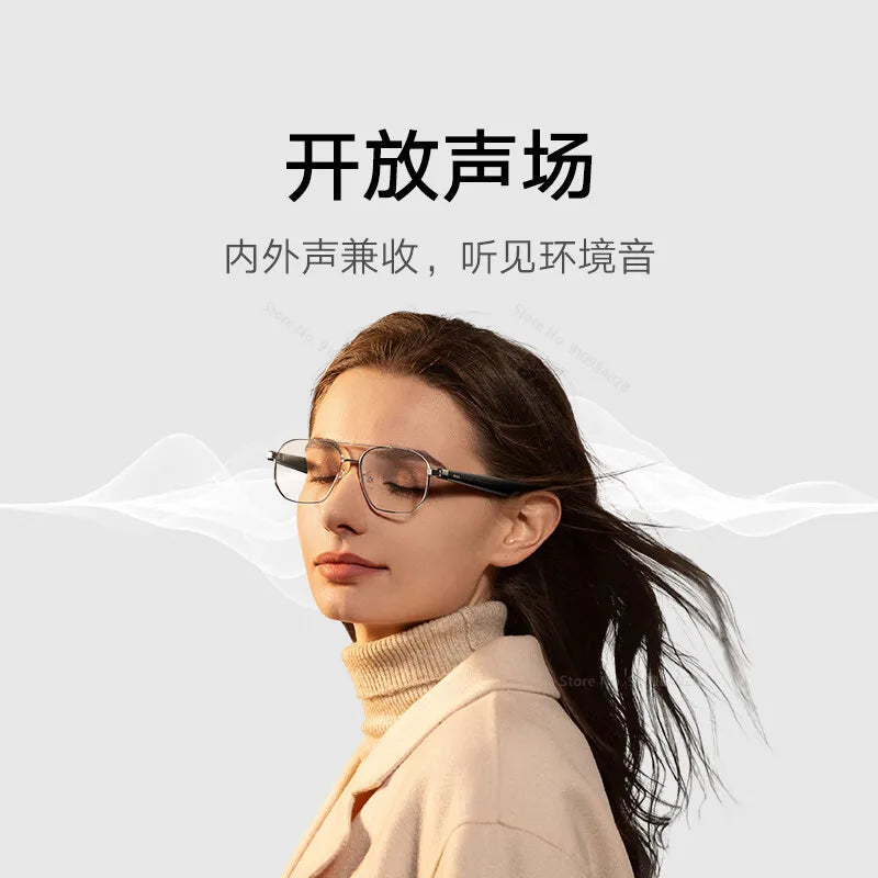 Xiaomi Mijia Smart Audio Glasses Lite Joyful Edition — Bluetooth 5.2 Headset with Noise Reduction, Ultra-Long Standby & Detachable Design
