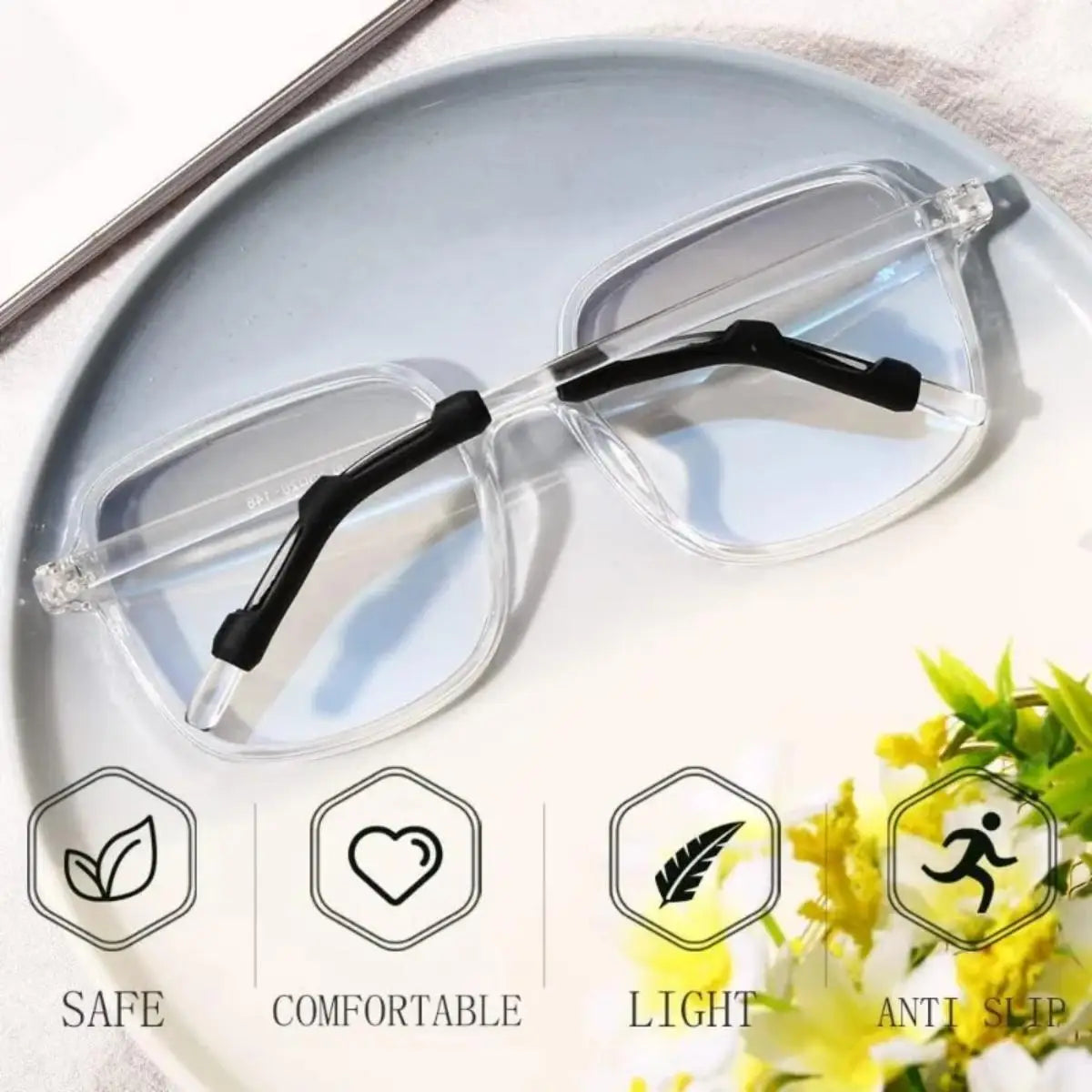 10/20pcs Anti-Slip Silicone Glasses Sleeve – Ear Hook & Frame Brackets for Secure Fit