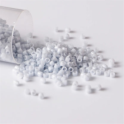 Miyuki Delica 11/0 Seed Beads - Glazed Luster Glass Beads for DIY Jewelry Making