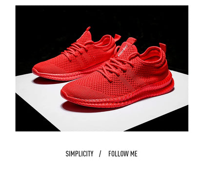 2022 Men’s Sneakers — High-Quality Breathable Gym & Casual Walking Shoes, Lightweight Plus-Size Footwear Zapatillas Hombre