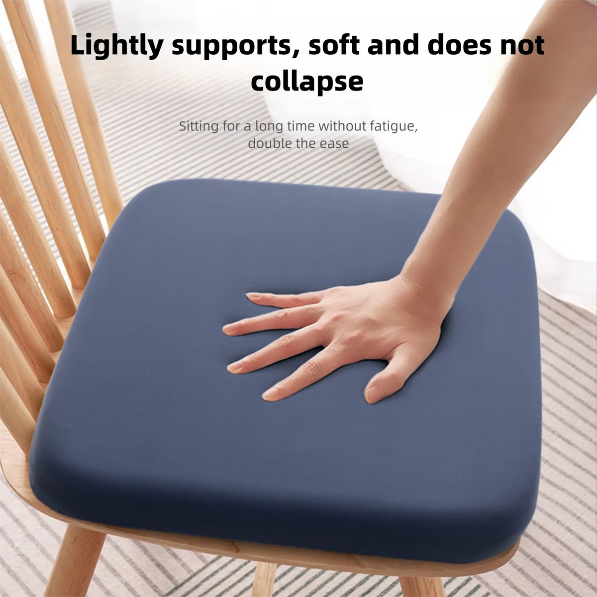 Memory Foam Seat Cushion - Comfortable Support for Office Chairs, Cars, Wheelchairs & Sofas