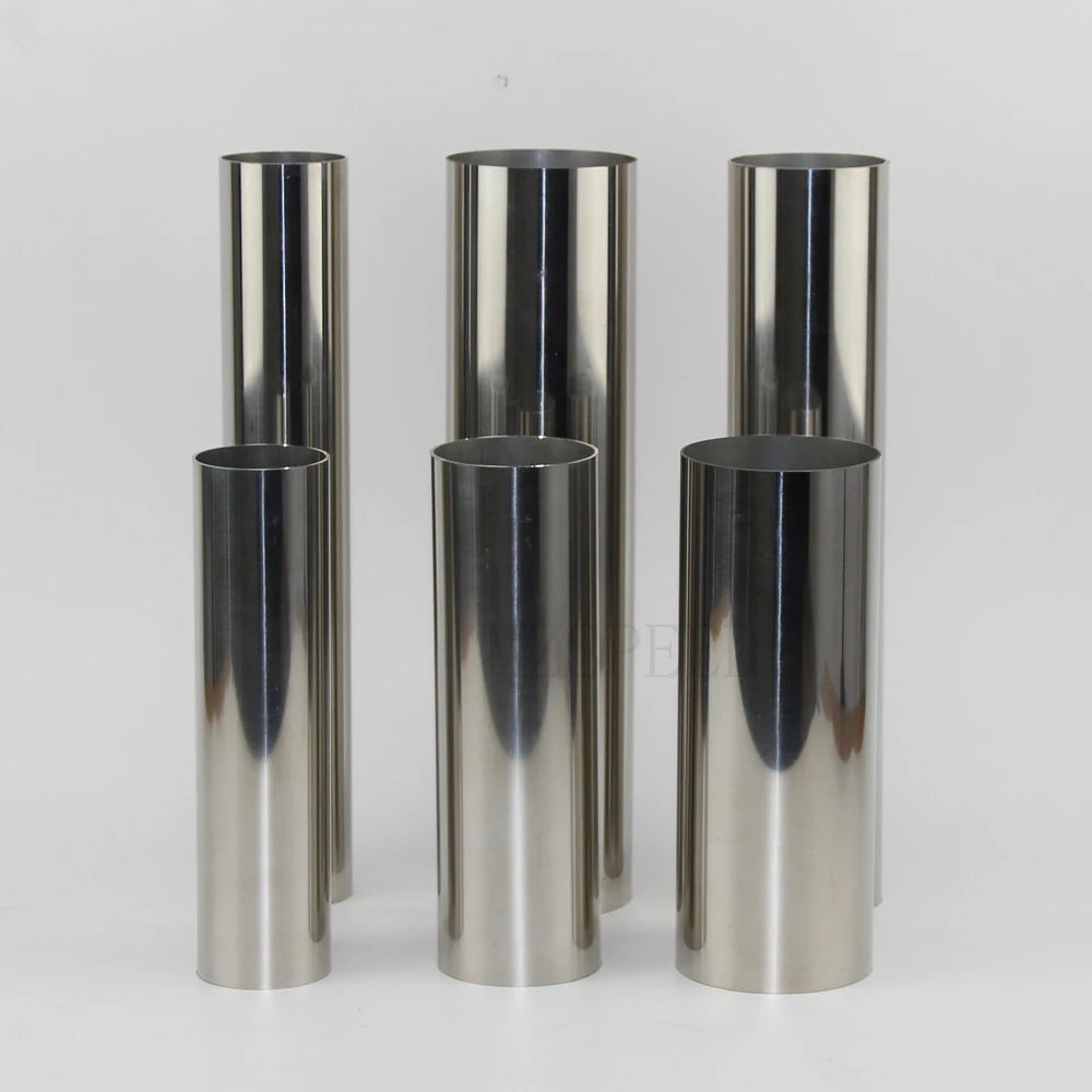 304 Stainless Steel Exhaust Pipe Connector Tube – 1.2mm Thick Muffler Connection Pipe (32–89mm Diameter) for Automotive Use