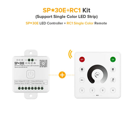 SP530E/SP630E All-in-One WiFi LED Controller, 5CH PWM SPI Pixel LED Strip Control, Compatible with WS2811 WS2812B SK6812 FCOB, Alexa & Google Home Support, Bluetooth Smart Lighting Module