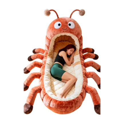 Hugging Caterpillar Sleeping Bag - Cozy Snuggle Design for Kids & Adults