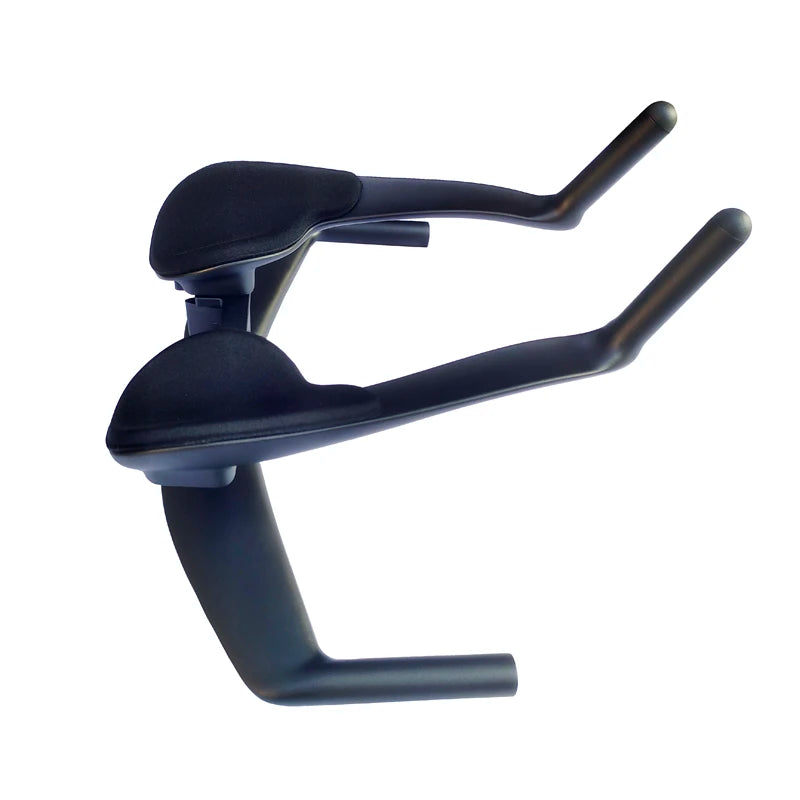 New Carbon Fiber Road Bicycle Rest TT Handlebar – Clip-On Aero Bars & Handlebar Extension for Triathlon & Time Trial Cycling