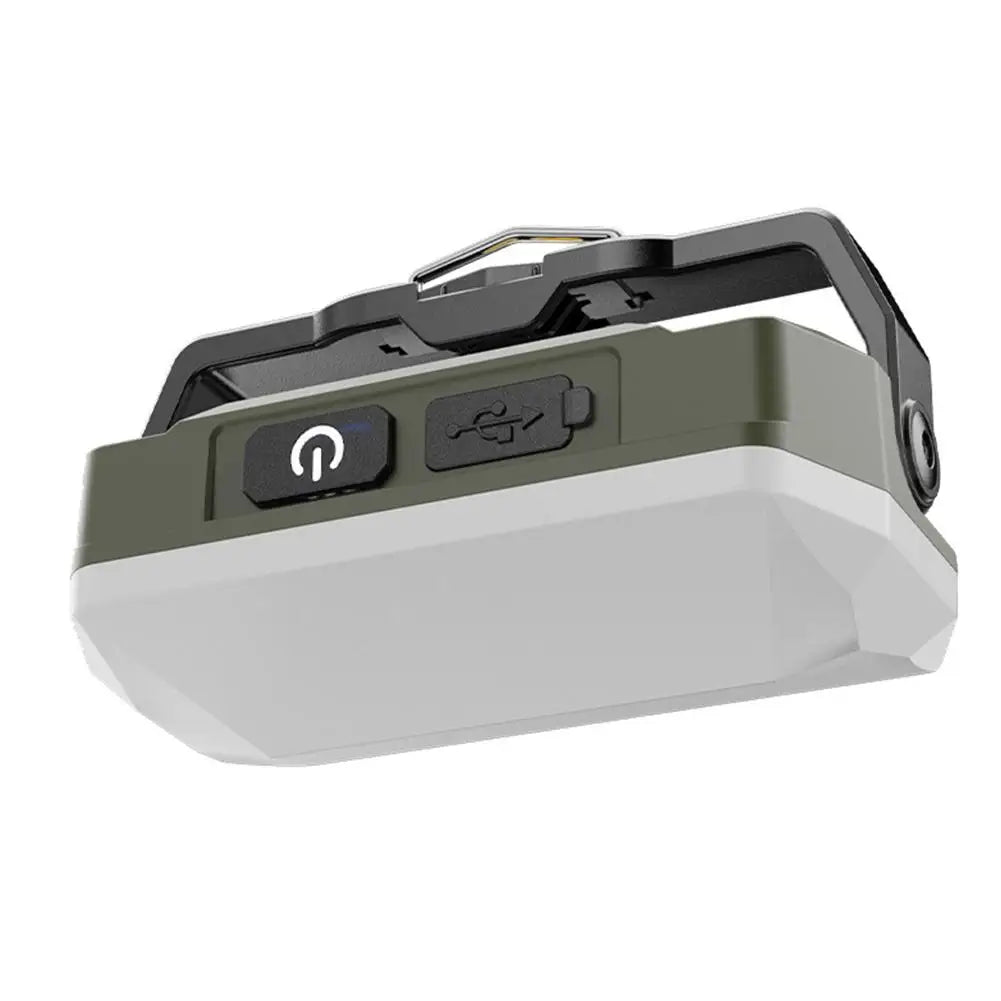 Portable LED Camping Lantern - Waterproof Battery-Powered Flood Light for Hiking, Fishing & Outdoor Use
