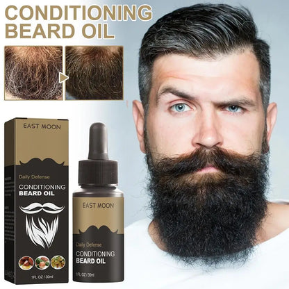 30ml Beard Growth Oil Serum for Men – Nourishing Beard Care Oil to Soften, Strengthen, Style & Promote Healthy Beard Growth
