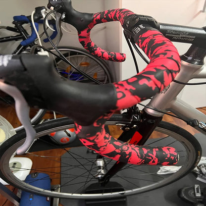Bicycle Handlebar Tape – Anti-Vibration PU EVA Non-Slip Breathable Road Bike Bar Wrap for Racing