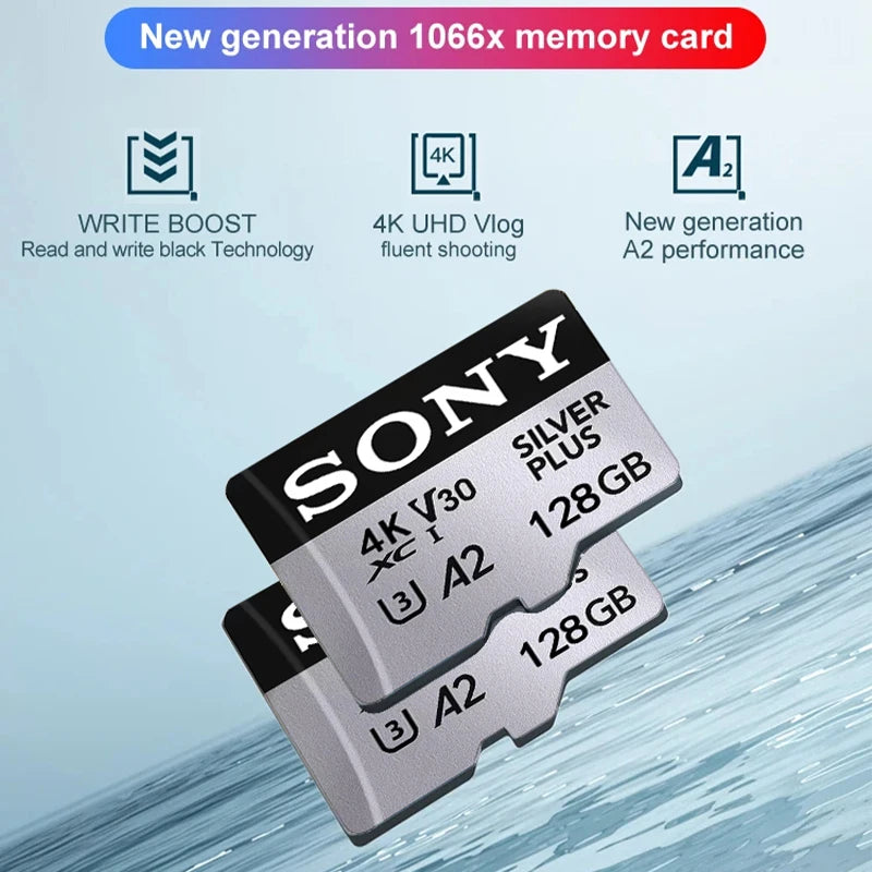 SONY High-Speed 1TB Micro SD Card — Full HD Memory Card for Phone, Tablet & PC (512GB/256GB/128GB/64GB)