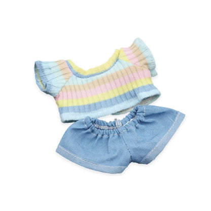 Labubu 17cm Cute Doll Outfit – Colorful Doll Clothes Suit with Accessories, Perfect Gift for Kids