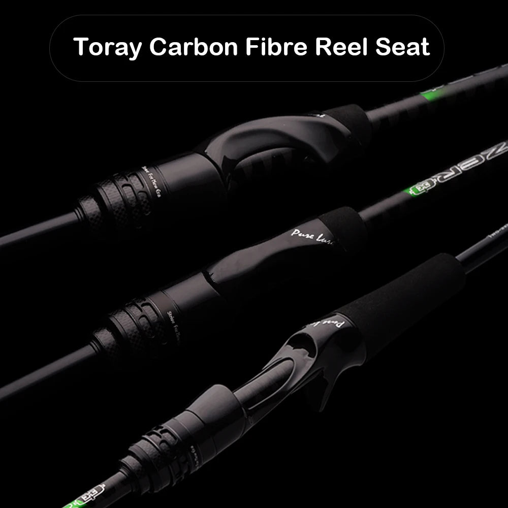 PURELURE ZERO UL Fishing Rod - Lightweight Carbon Spinning & BFS Rod for Trout and Bass