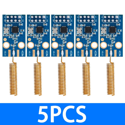 CC1101 433/868MHz Wireless Transceiver Module – 10mW Long Range (300–1000m) with SMA Antenna for Arduino