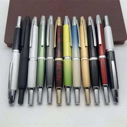 Jinhao 10 Limited Edition Gradient Fountain Pen — Retractable Press, EF/F Nib with Ink Converter, Writing Gift Pen