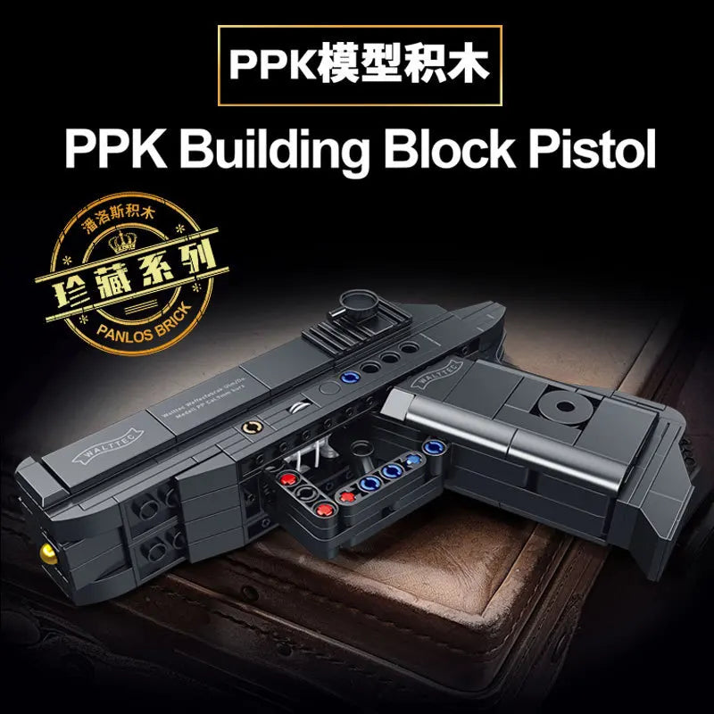 G18 Desert Eagle M1911 Pistol Gun Model – Military Series Building Blocks Toys for Kids and Boys