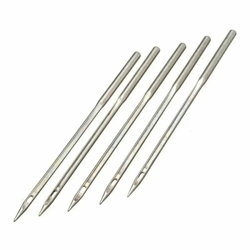 5/10 Pcs Leather Sewing Awl Needles Tool Set – Crochet Bent Hook Needles for Canvas Shoes Repair and DIY Craft Making