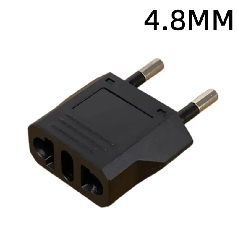 1-20pcs EU/KR Plug Adapter – US to EU Travel Converter with Electric Power Socket AC Outlet