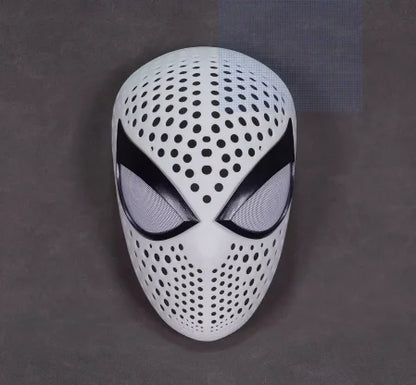 3D Printed Face Shell Mask - Handmade Halloween Costume, Role Play & Parent-Child Dress-Up Gift