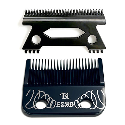 SC ECHO PHANTOM Professional Electric Hair Clipper – Crunch Blade Fade Trimmer for Men Barbershop Use (VGR 8148 Compatible)