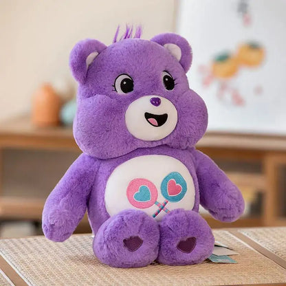 8-Color Care Bears Plush Toys - Cute Stuffed Bear Dolls, Soft Pillows & Home or Car Decorations for Kids’ Birthday Gifts