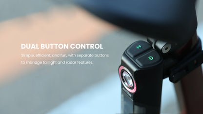 Magicshine Smart Bike Radar Tail Light – Rear View Cycling Taillight Compatible with GPS Bike Computers & Smartwatches