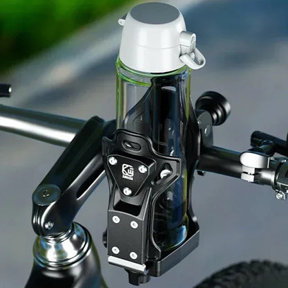 Adjustable Anti-Theft Motorcycle & Bike Cup Holder – Secure Water Bottle & Mobile Mount for Cycling