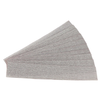HIFESON Mesh Sandpaper Set 70x420mm Hook & Loop Vacuum Sanding Discs – 400x70mm Abrasive Sanding Block Pads for Wood & Metal