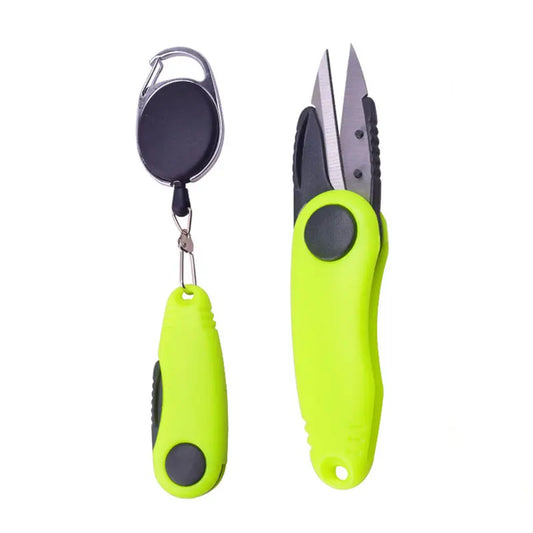 Fishing Quick Knot Tool Kit - Stainless Steel Shrimp Shape Line Cutter Scissors Clipper Nipper Accessories