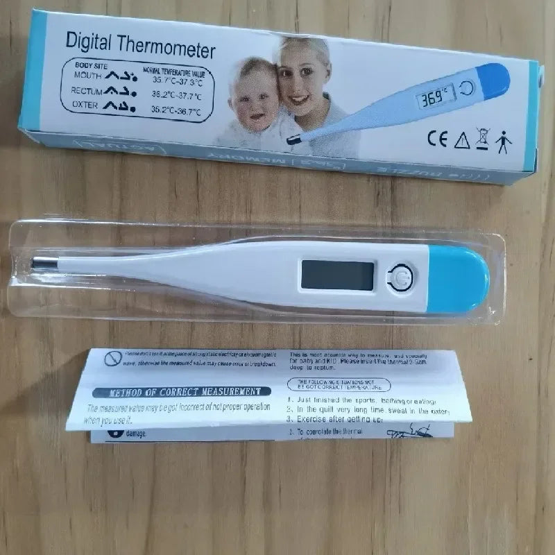 Digital Thermometer for Baby & Adult – Portable Accurate Electronic Body, Oral & Underarm Fever Temperature Monitor
