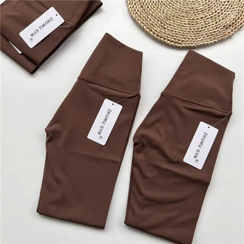 Women’s High Waist Seamless Yoga Leggings — Fitness Gym Jogging Quick Dry Push Up Slim Pants