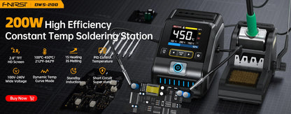 FNIRSI LCR-ST1 Mini Smart Tweezer | LCR SMD ESR Tester for Resistance, Capacitance, Inductance, Continuity & Diode Testing