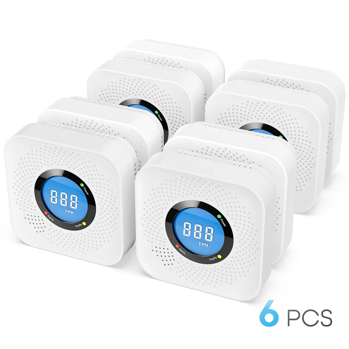 Carbon Monoxide Detector - 85dB High-Sensitivity CO Alarm with LCD Display for Home, Hotel & Furnace Safety