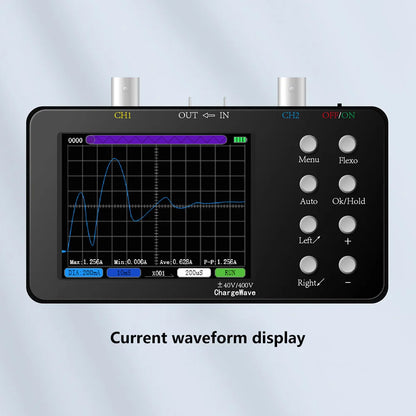 SCO2 Dual Channel Digital Oscilloscope – 50MHz PWM, 10MHz Sampling Rate, 2.5KSa/s for Electronic Repair
