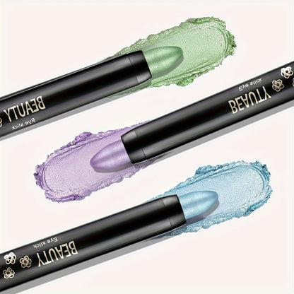 16-Color Pearlescent Eyeliner – Glitter Waterproof, Long-Lasting Non-Smudge Eye Makeup