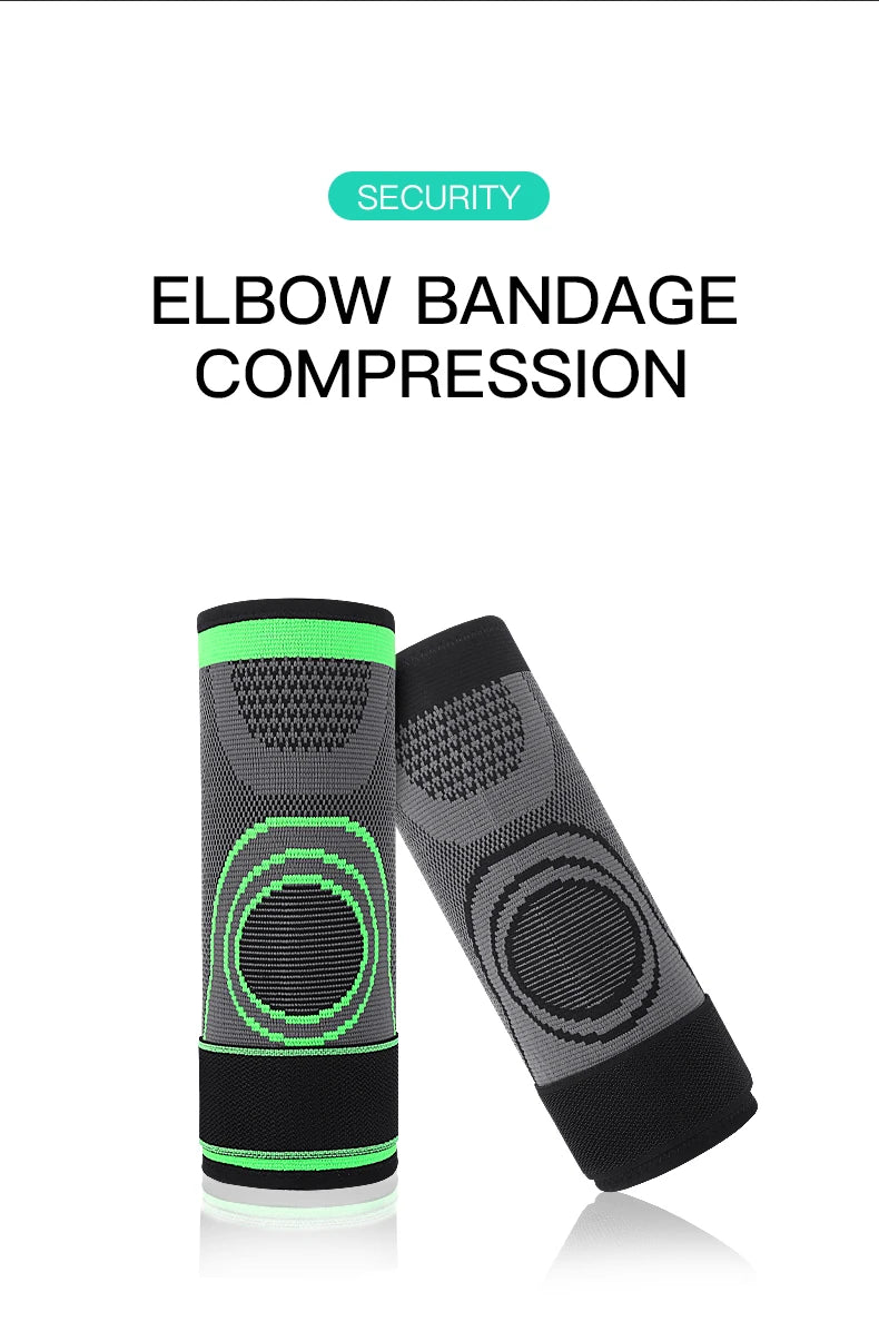 Elastic Elbow Support Sleeve – Nylon Protective Pad for Gym, Sports, Basketball, and Fitness