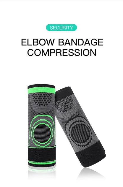Elastic Elbow Support Sleeve – Nylon Protective Pad for Gym, Sports, Basketball, and Fitness