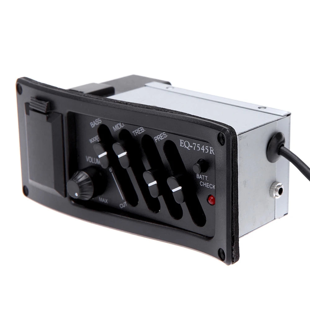 Acoustic Guitar EQ Piezo Pickup & Pre-Amp Unit - EQ-7545R