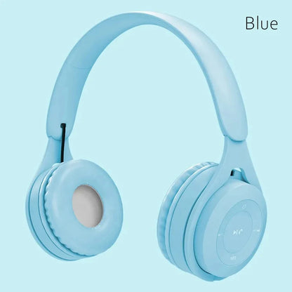 Y08 Wireless Bluetooth Macaron Headphones – Stereo Headband Gaming Headset with Mic for Mobile, Tablet & Gamer Girls