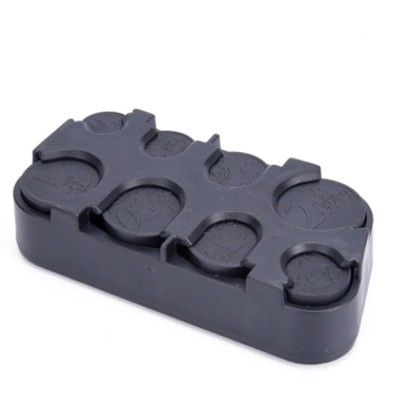 Plastic Mini Euro Coin Dispenser – Car Storage Wallet & Savings Box, Coin Holder Case for Euro Coins